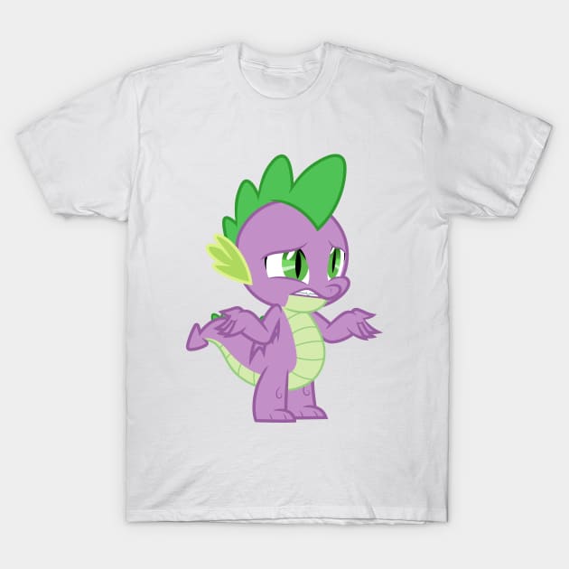 Spike shrugging T-Shirt by CloudyGlow